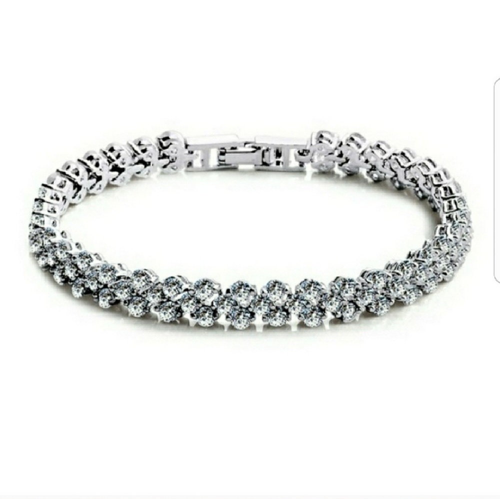 50% off! Tennis Bracelet Silver